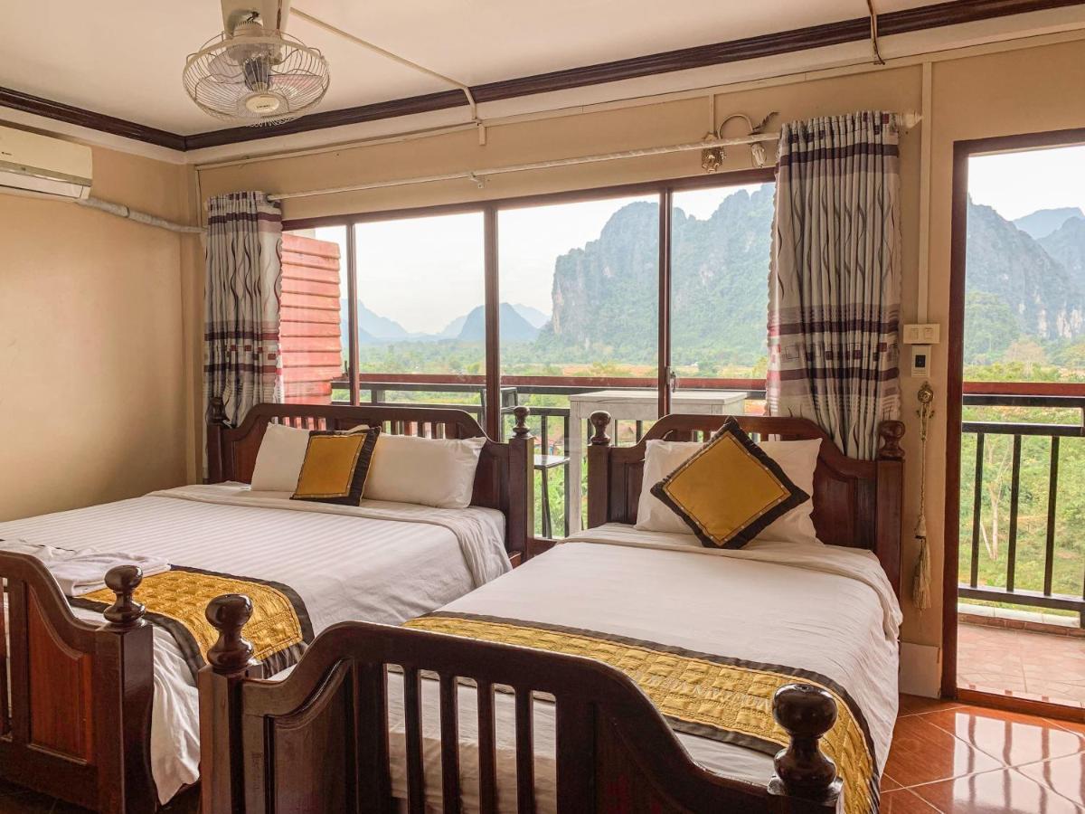 ואנג ויינג Bountang Mountain View Riverside Hotel מראה חיצוני תמונה
